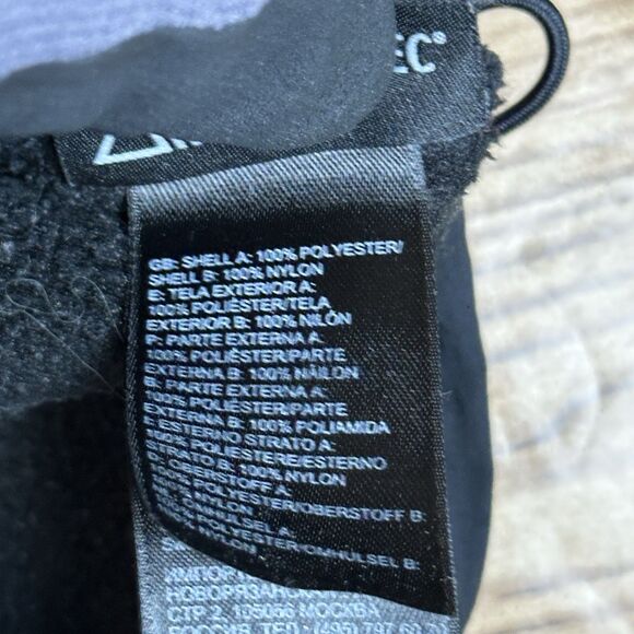 The North Face Denali Jacket Women's M Polartec Black Pockets Mock Neck Full Zip - Picture 16 of 16